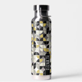 Trendy MCM Half-moonpatroon met groot naamblok Waterfles (Links)