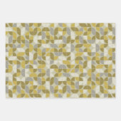 Trendy MCM Halve Maan Patroon - zwart en zwart Inpakpapier Vel (Voorkant 3)