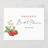 Trendy Meadow Strawberry Gissen Hoeveel Game Kaart (Achterkant)