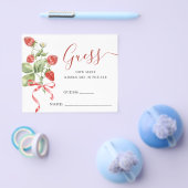 Trendy Meadow Strawberry Gissen Hoeveel Game Kaart (Enkel)