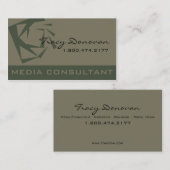 Trendy Media Consultant Designer "Quartz" | mos Visitekaartje (Voorkant / Achterkant)