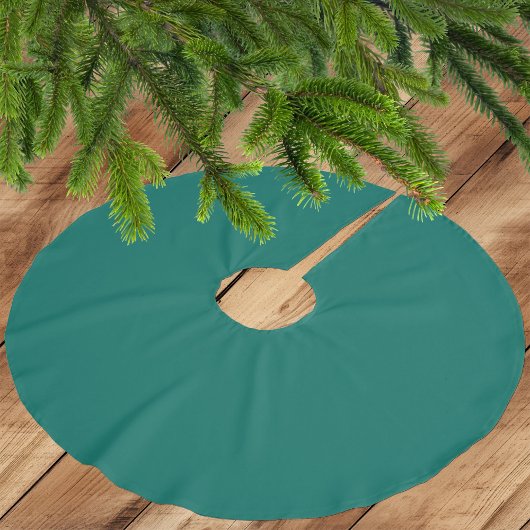 Trendy Medium Blauw Groen - Polyester Boomrok Kerstboom Rok