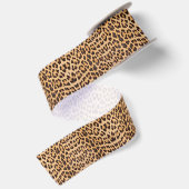trendy meisjesachtig chic wilde safari luipaardpri satijnen lint (Achterkant)