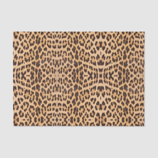 trendy meisjesachtige chic wilde safari luipaardpr tissuepapier (Voorkant)