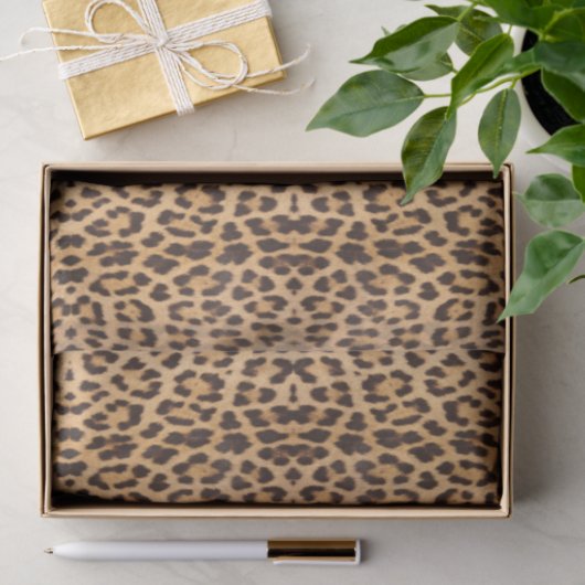 trendy meisjesachtige chic wilde safari luipaardpr tissuepapier (Geschenk)