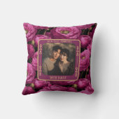 Trendy meneer en mevrouw 25e Jubileum Sierkussen (Achterkant)