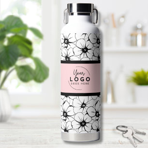 Trendy merklogo voor bedrijven waterfles