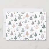 Trendy Merry Christmas Family Photo Collage 2025 Feestdagenkaart (Achterkant)