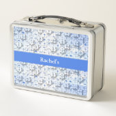Trendy Metalen Puzzel Lunchtrommel (Achterkant)