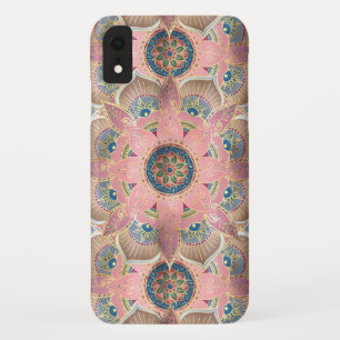 Trendy Metallic Gold en roze Mandala Design Case-Mate iPhone Case