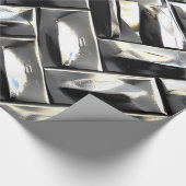 Trendy Metallic Texture Wrapping Paper Cadeaupapier (Hoek)