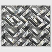 Trendy Metallic Texture Wrapping Paper Cadeaupapier (Vlak)