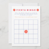 Trendy Mexicaanse Talavera Floral Fiesta Baby show Kaart (Achterkant)