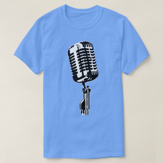Trendy Mic Microphone T-shirt (Design voorkant)