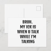 Trendy middelbare school klaslokaal decor, grappig briefkaart (Voorkant / Achterkant)