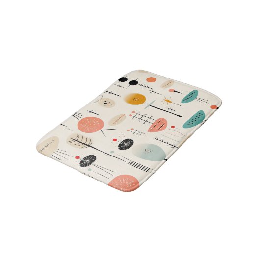 Trendy midden eeuw badmat (Gekanteld)