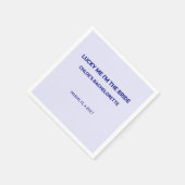 Trendy Midnight Navy Lucky Me Servet (Hoek)
