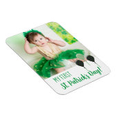 Trendy Mijn Eerste St. Patrick Dag Aankondiging Fo Magneet (Rechterzijde)