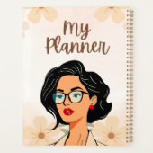 Trendy "Mijn Planner" | Chic Vrouwillustratie Planner (Achterkant)