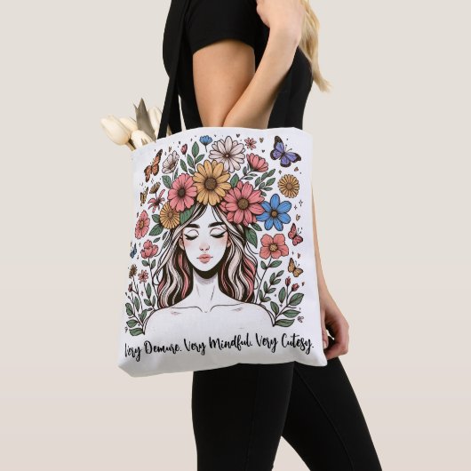 Trendy Mindful Cutesy Demure Tote Bag (Dichtbij)