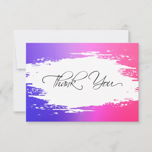 Trendy Mini bedankt je kaarten met enveloppen (Voorkant)