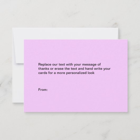 Trendy Mini bedankt je kaarten met enveloppen (Achterkant)