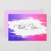 Trendy Mini bedankt je kaarten met enveloppen (Voorkant / Achterkant)