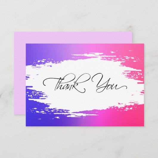 Trendy Mini bedankt je kaarten met enveloppen (Voorkant / Achterkant)