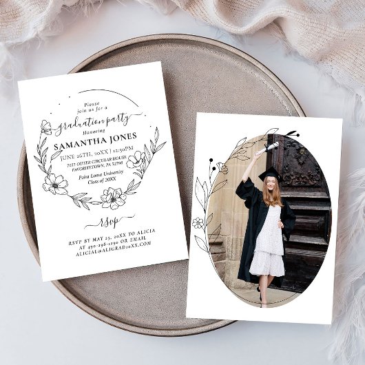 Trendy Minimal Fotobehang Afstuderen Kaart