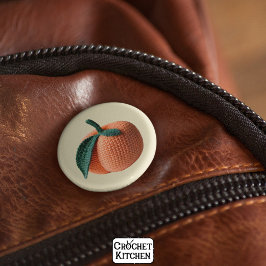 Trendy Minimal Moderne Amigurumi Haakperzik Ronde Button 5,7 Cm