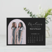 Trendy Minimale Arch Bridesmaid-Kaart Kaart (Staand voorkant)