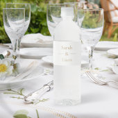 Trendy Minimalisme Bruiloft Water Fles Label Set Waterfles Etiket