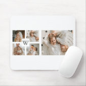 Trendy minimalist Collage Fathers Foto Papa Gift Muismat (Met muis)