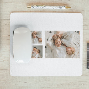 Trendy minimalist Collage Fathers Foto Papa Gift Muismat