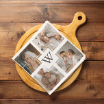 Trendy minimalist Collage Fathers Foto Papa Gift Theedoek<br><div class="desc">Op zoek naar een unieke en stijlvolle manier om de vader in je leven te eren? Bekijk onze trendy minimalistische collage met een collectie prachtige foto's van dads. Met zijn schone lijnen en elegante vormgeving is deze collage de perfecte manier om de speciale band tussen vaders en hun kinderen te...</div>