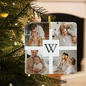 Trendy Minimalist Collage Foto Keramisch Ornament