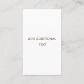 Trendy minimalist Nail Salon Visitekaartje (Achterkant)