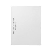 Trendy Minimalist Professional Notitieblok (Linkerzijde)