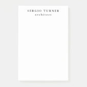 Trendy Minimalist Professional Post-it® Notes (Voorkant)