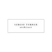 Trendy Minimalist Professional Zelfinktende Stempel (Design)