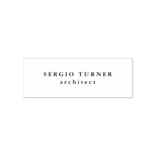 Trendy Minimalist Professional Zelfinktende Stempel