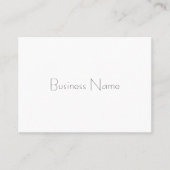 Trendy minimalist Sjabloon Professional Elegant Visitekaartje (Voorkant)