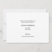 Trendy minimalistisch Afstuderen Photo Grid-Afstud Bedankkaart (Achterkant)