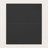 Trendy minimalistisch grijs Visitekaartje (Binnenkant ongevouwen)