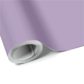Trendy minimalistisch massief violet cadeaupapier (Rol Hoek)