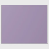 Trendy minimalistisch massief violet cadeaupapier (Vlak)