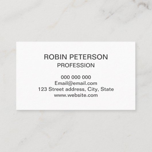 Trendy minimalistisch vet pastel visitekaartjes (Achterkant)