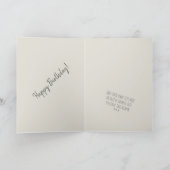 Trendy minimalistische ballon elke leeftijd modern kaart (Binnen)