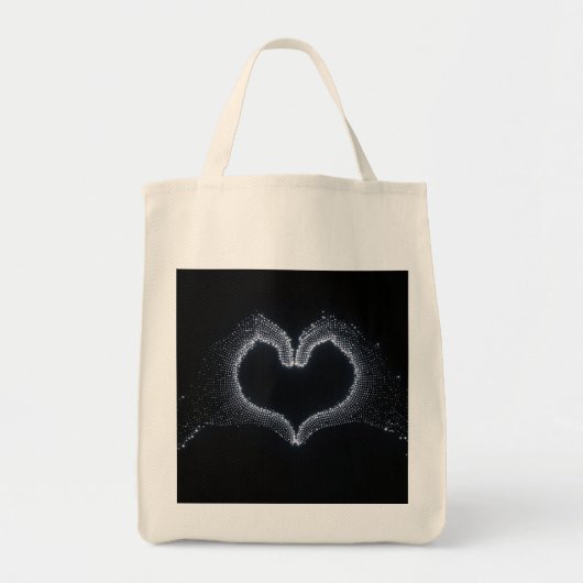 Trendy minimalistische canvas tas (Voorkant)