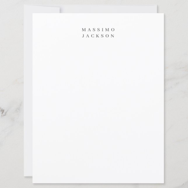 Trendy Minimalistische Elegante Professionele Seri (Voorkant)